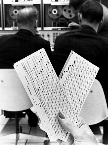 IBM announced on December 1, 1964, that round corner cards would be a regular feature on its general purpose punched cards. Round corner cards, announced a year earlier by IBM, accounted for more than two-thirds of the company's punched card volume (measured in the tens of billions a year) by 1965. Virtually all punched cards had been manufactured with square corners since they were first used in the 1890 census. 